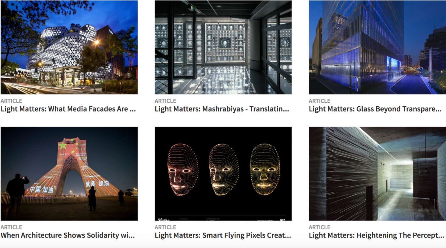 ArchDaily: Light Matters – arclighting | architecture and light – a ...